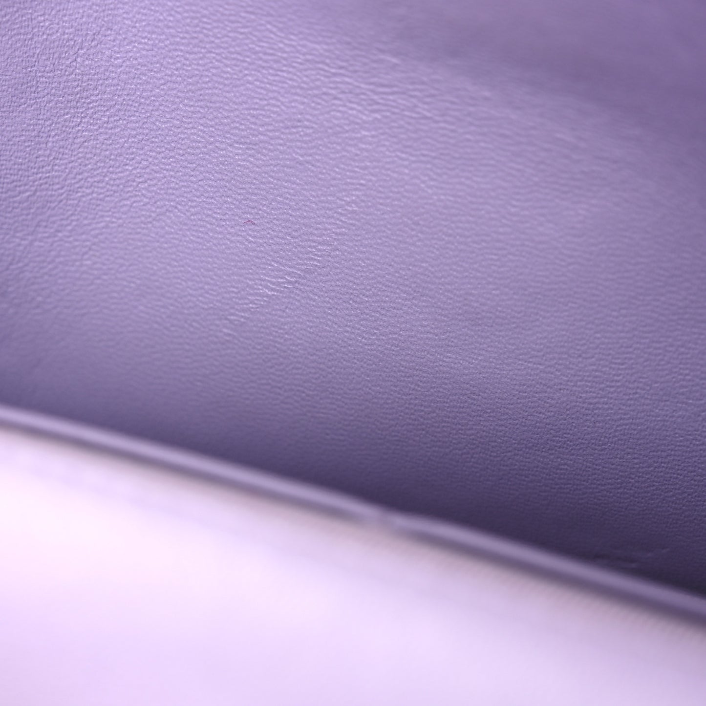 Caviar Quilted Sweetheart Wallet On Chain WOC Light Purple