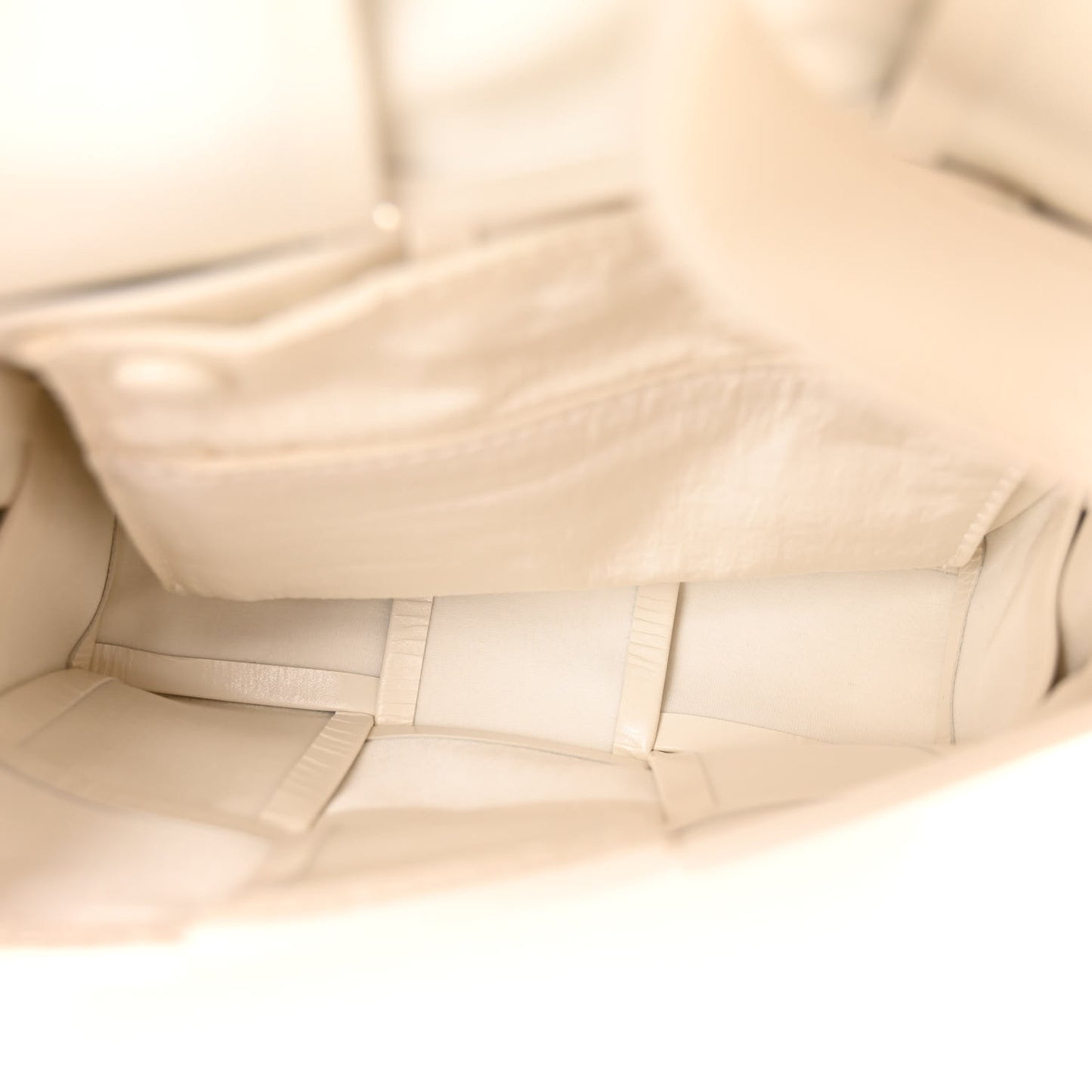 Lambskin Maxi Intrecciato Extra Mini Cassette Crossbody Bag White