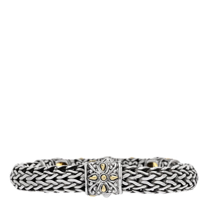 John Hardy Sterling Silver 18K Yellow Gold Citrine Jaisalmer Classic Chain Station Bracelet 2 of 3