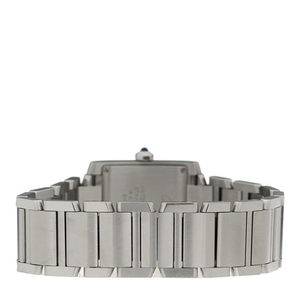 Cartier Stainless Steel 25mm Tank Francaise Quartz Watch 3 of 6