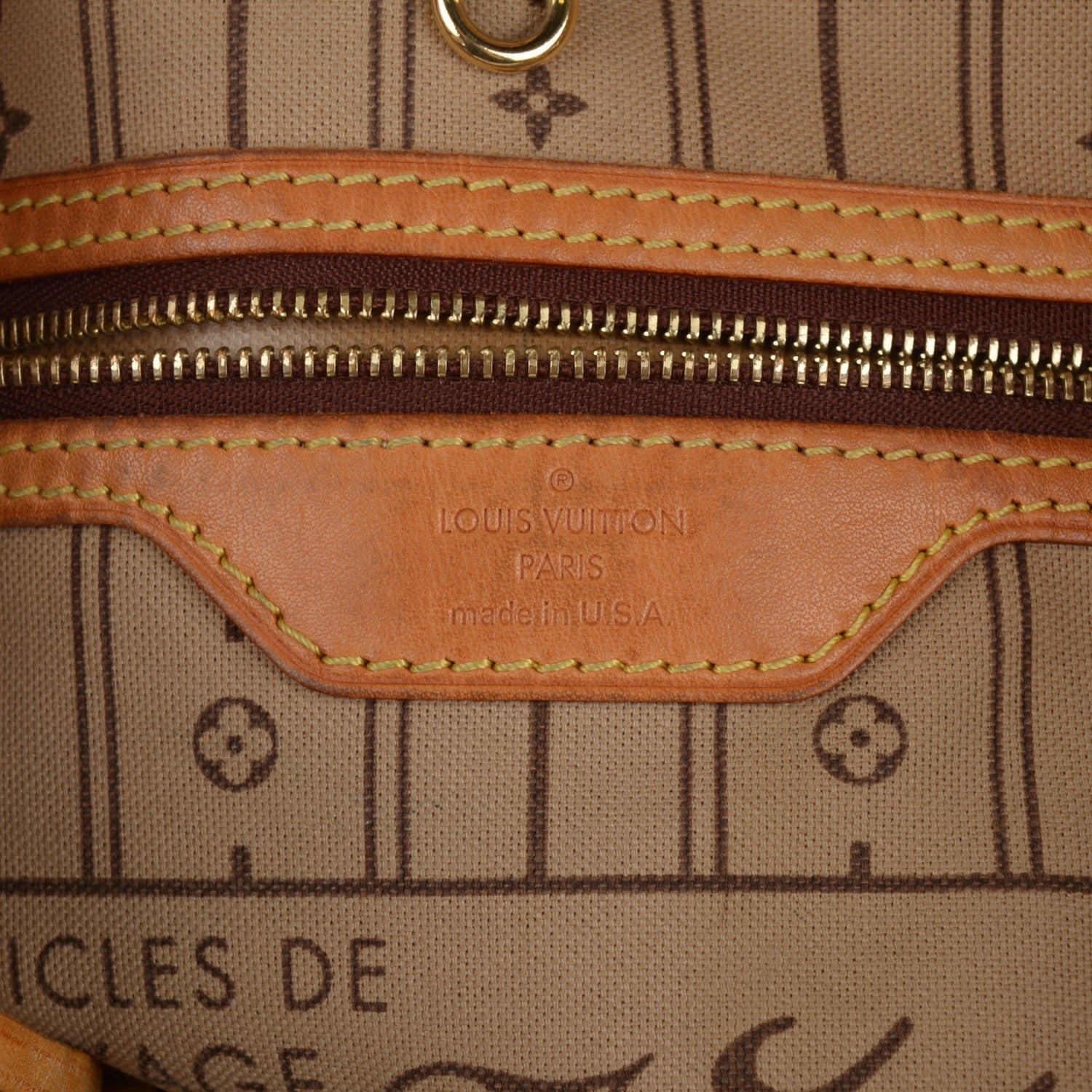 Louis Vuitton Monogram Neverfull MM 5 of 8