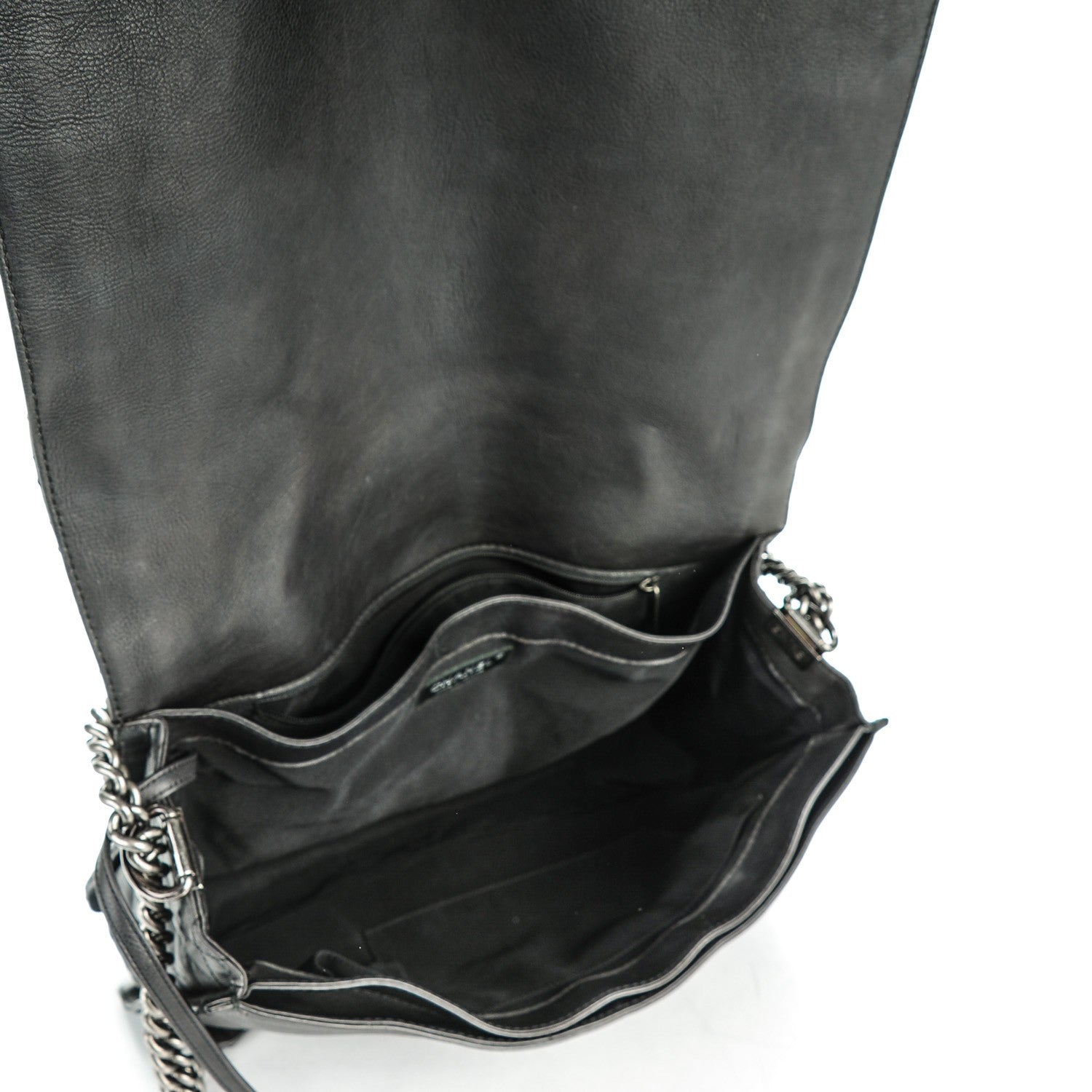 Chanel Calfskin Large Boy Reverso Flap Black 6 of 8