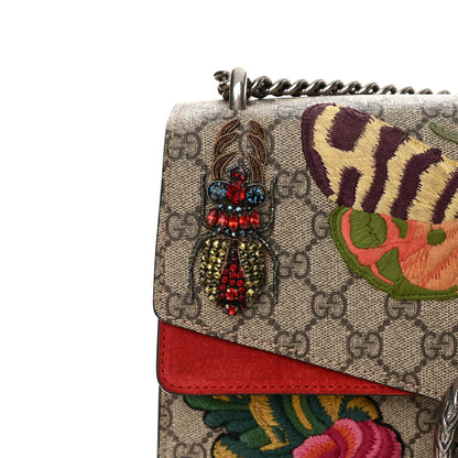 Gucci GG Supreme Monogram Embroidered Medium Dionysus Shoulder Bag Beige Hibiscus 23 of 23