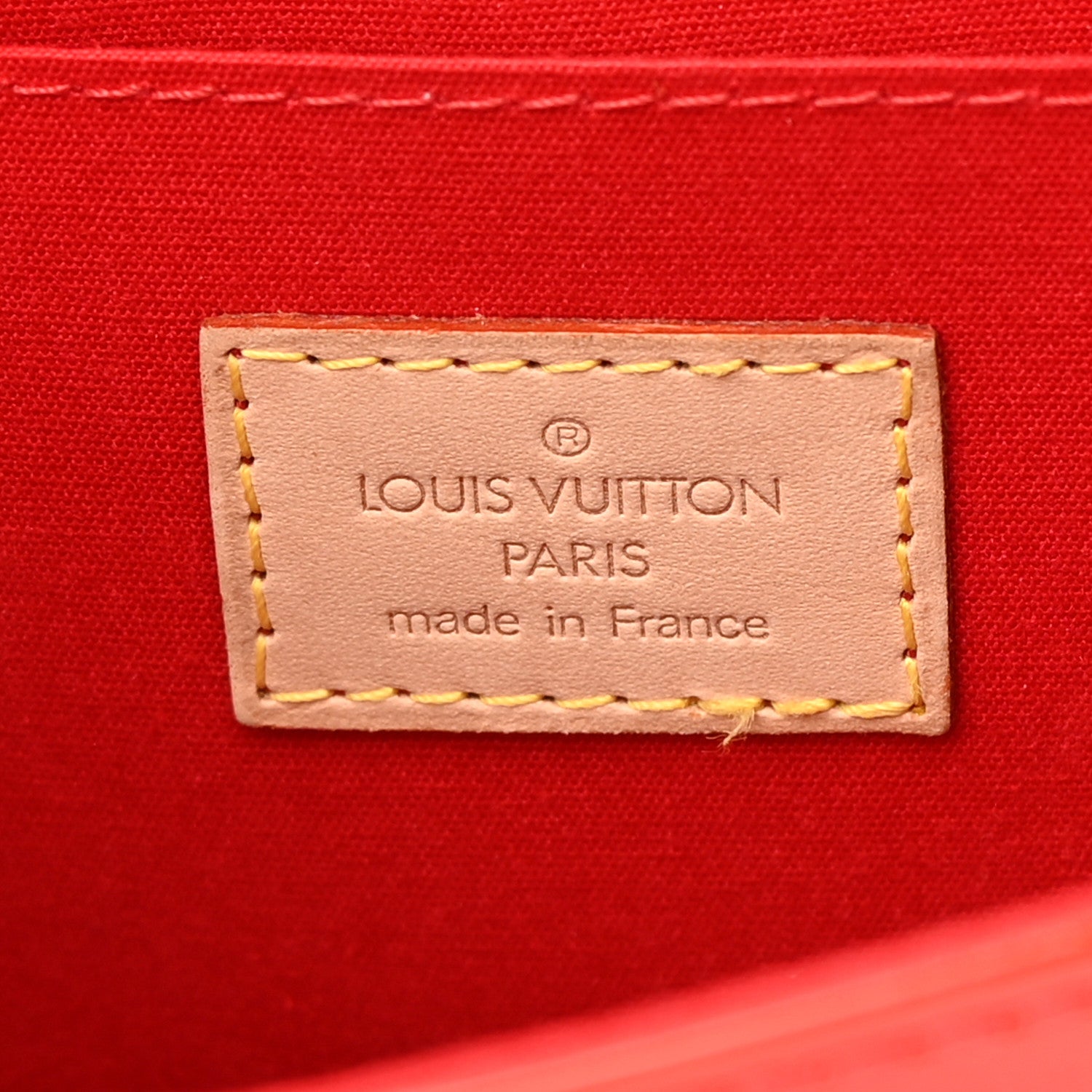 Louis Vuitton Vernis Biscayne Bay PM Rouge 6 of 14
