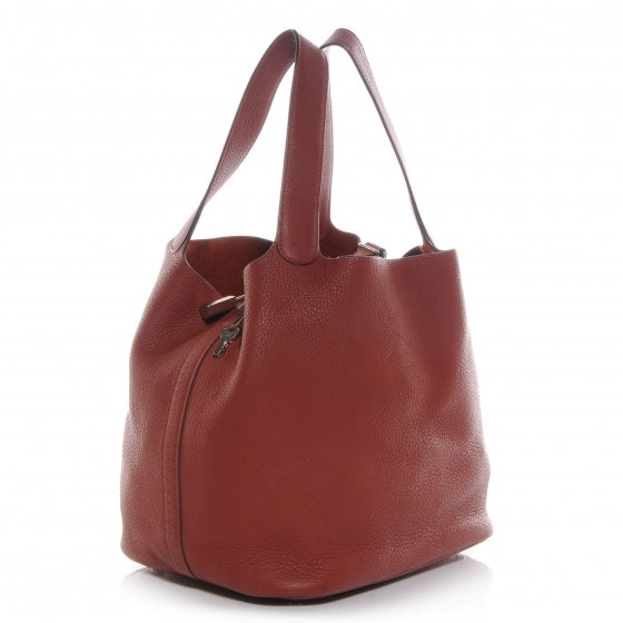 Taurillon Clemence Picotin Lock TGM Rouge Garance