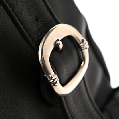 Chrome Hearts Calfskin Cross Patch Moto Backpack Black 11 of 11