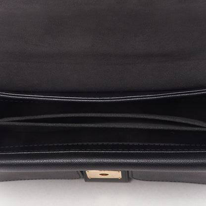 Louis Vuitton Monogram Cuir Plume Ecume Very Chain Bag Black 6 of 8