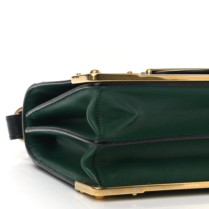 Prada City Calf Saffiano Cahier Bag Biliardo Black 8 of 10