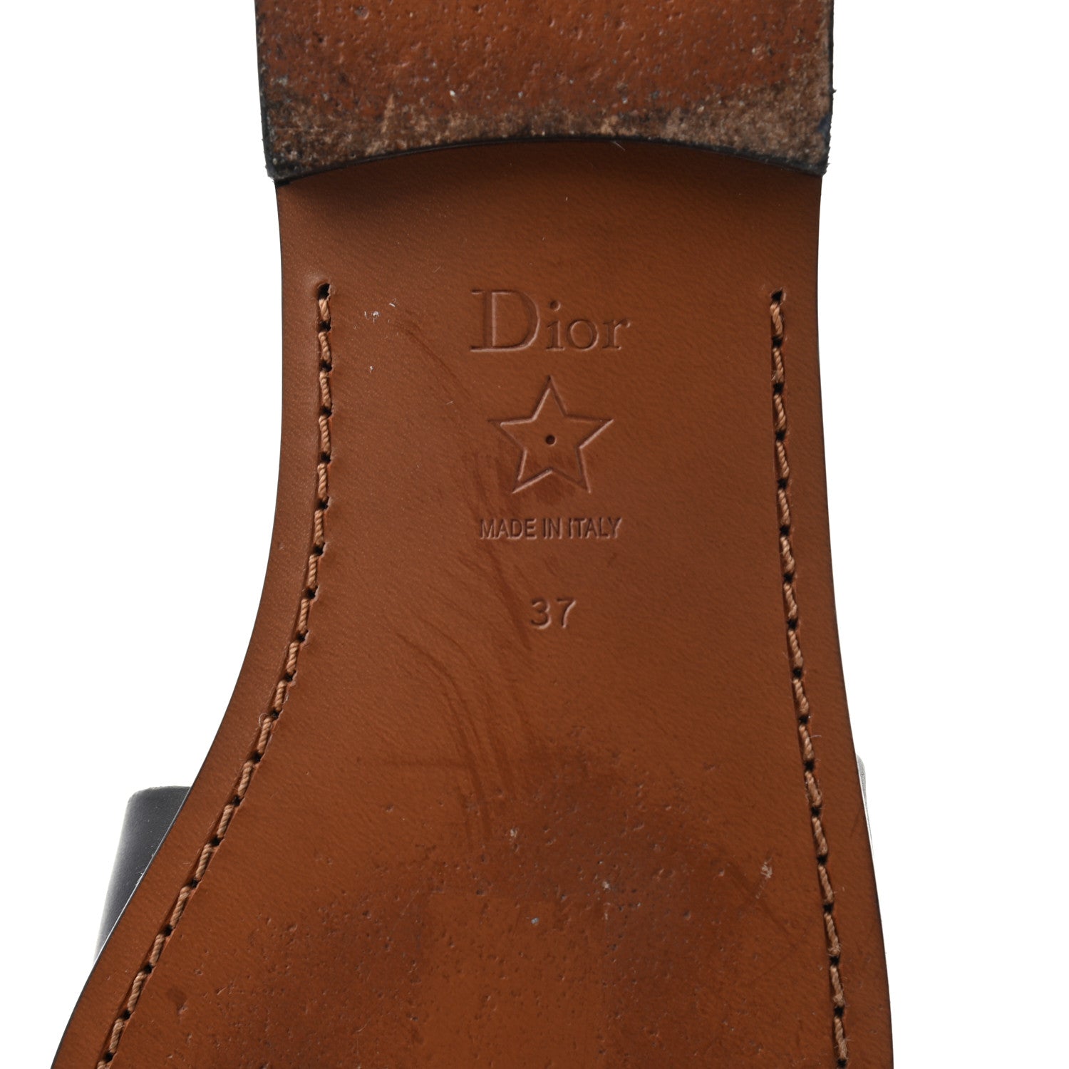 Christian Dior Calfskin Dio(r)evolution 10mm Slide Sandals 37 Black 6 of 8