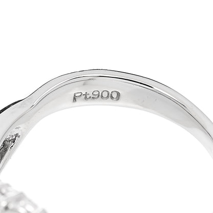 Parker & West by FASHIONPHILE Platinum Diamond .31ctw Crossover Band Ring 52 6 9 of 10