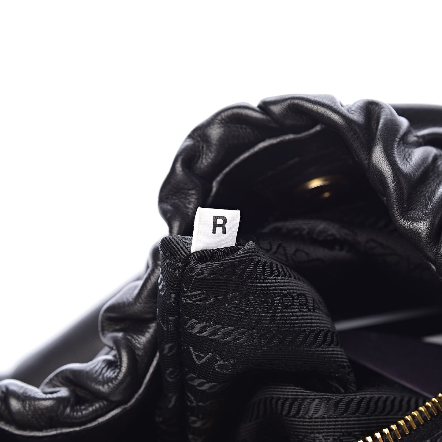 Soft Calfskin Pleated Hobo Black