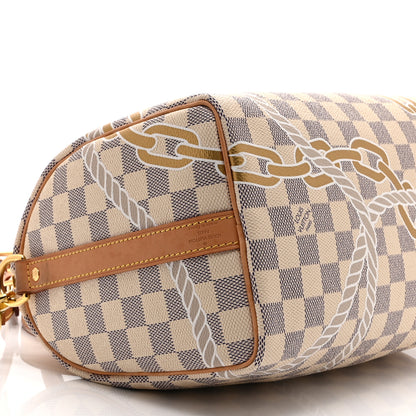Louis Vuitton Damier Azur Nautical Speedy Bandouliere 25 8 of 11