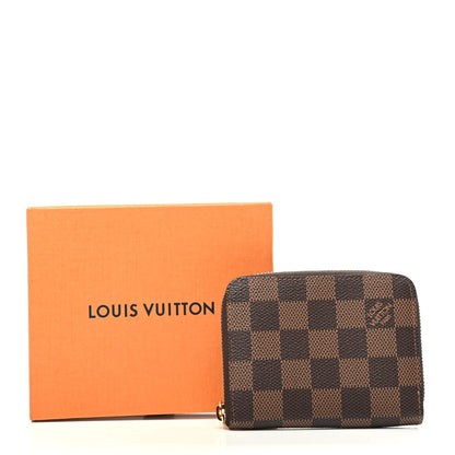 Louis Vuitton Damier Ebene Zippy Coin Purse 9 of 9