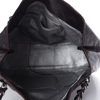 Chanel Glazed Caviar East West Modern Chain Tote Brown 5 of 13