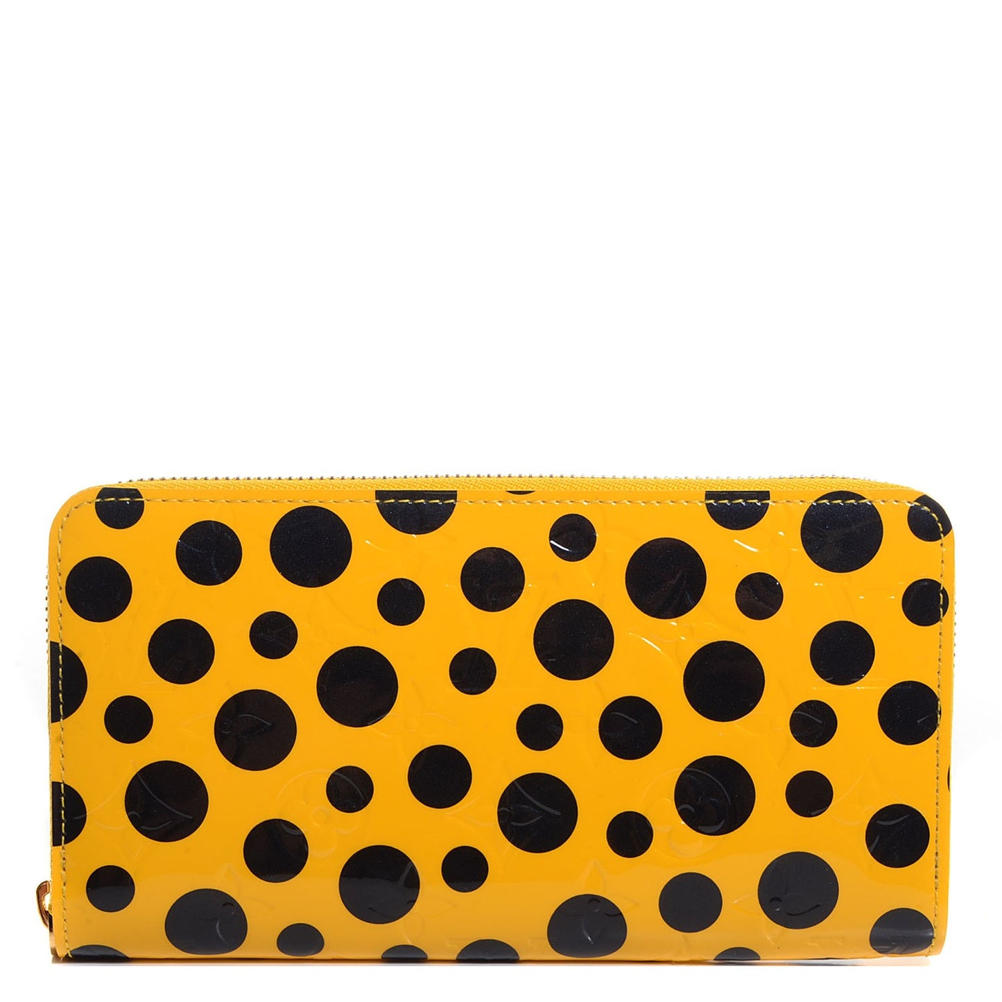 Vernis Kusama Infinity Dots Zippy Wallet Yellow
