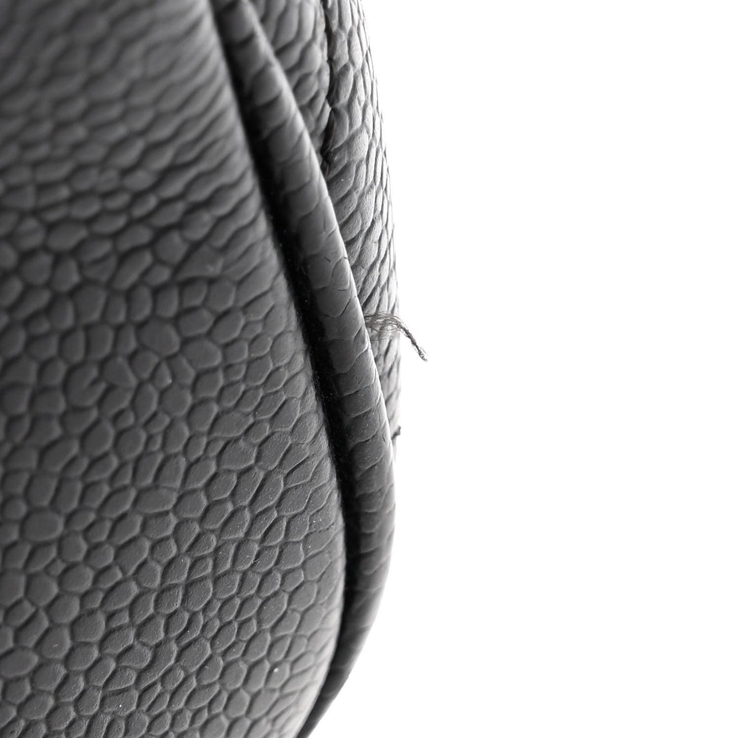 Caviar Quilted Medallion Tote Black