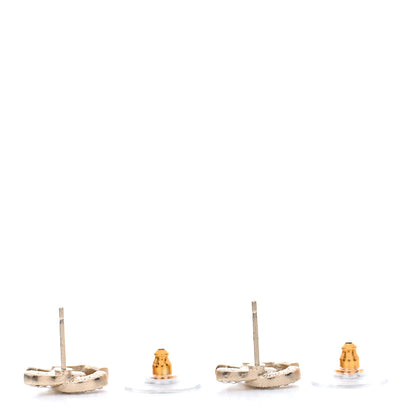 Chanel Crystal CC Earrings Gold 3 of 5