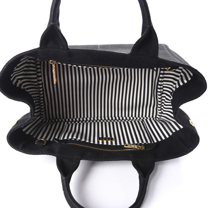 Prada Canapa Logo Tote Black 5 of 11