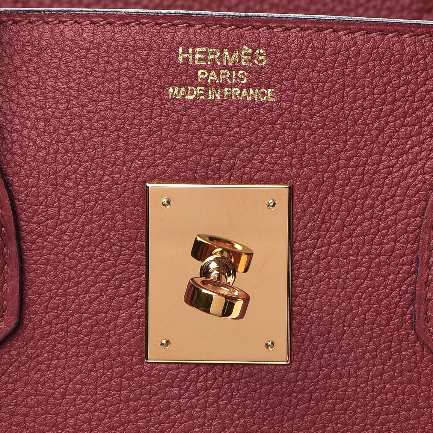 Togo Birkin 35 Rouge Grenat