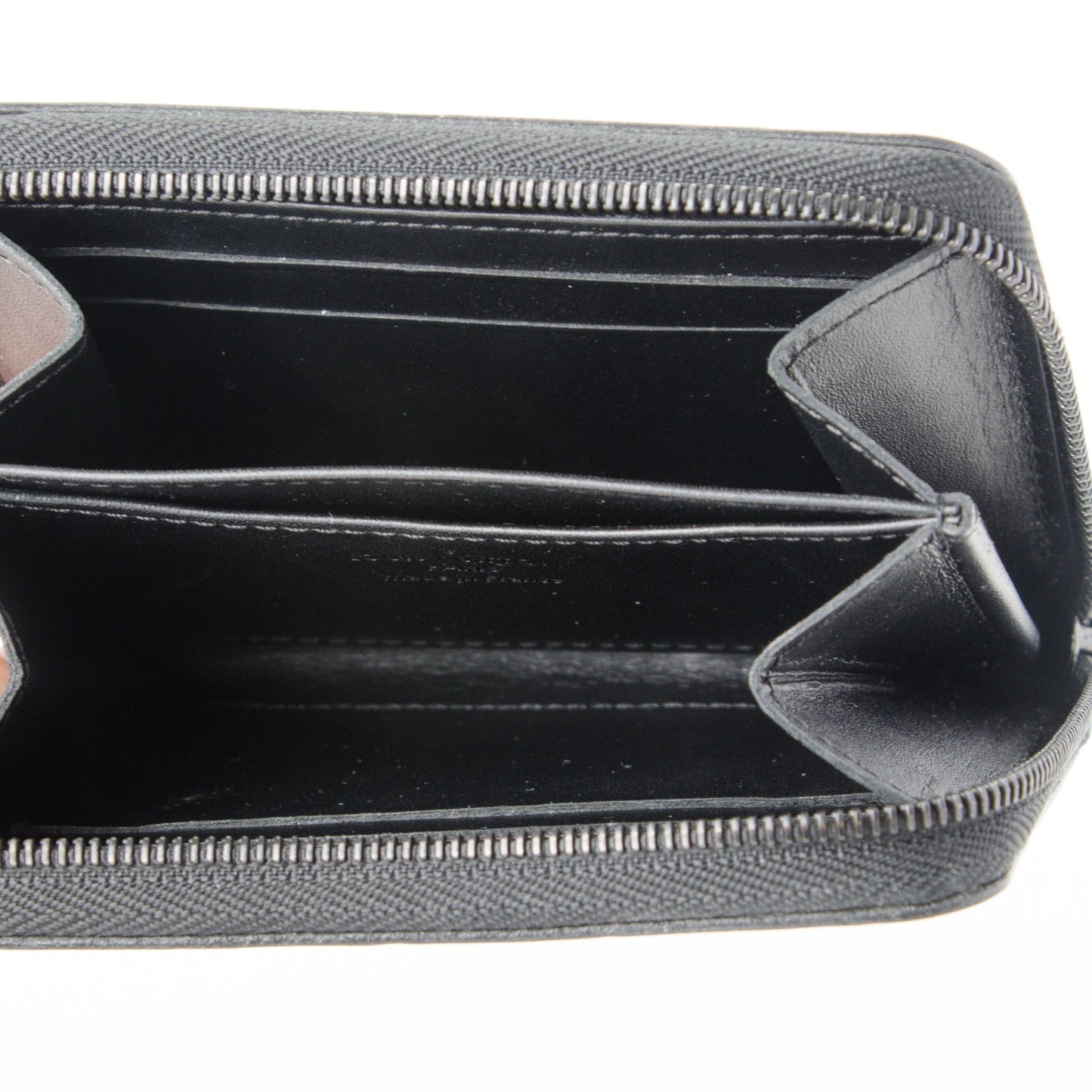 Vernis Zippy Coin Purse Wallet Noir Magnetique