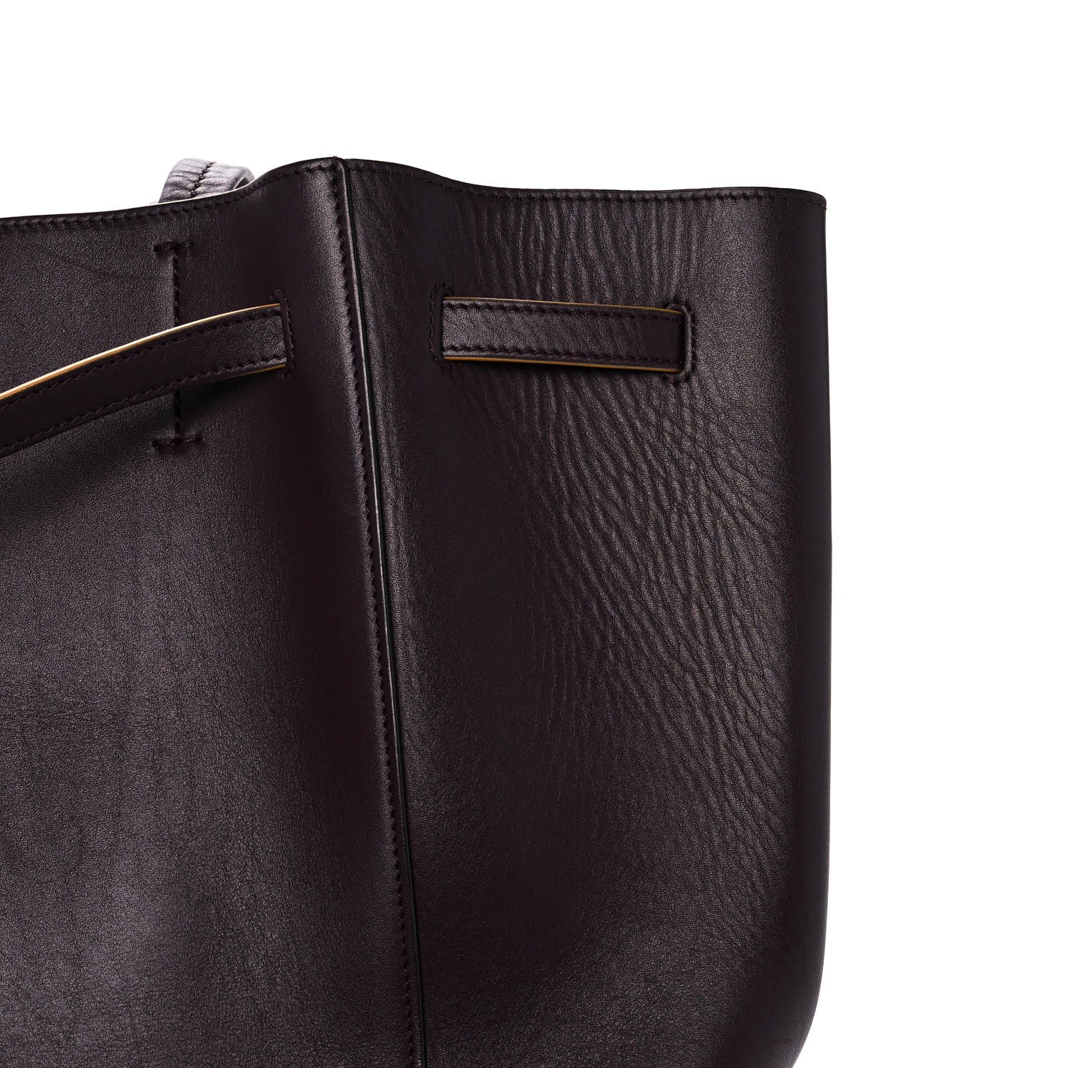 Celine Smooth Calfskin Small Tassel Cabas Phantom Burgundy 13 of 18