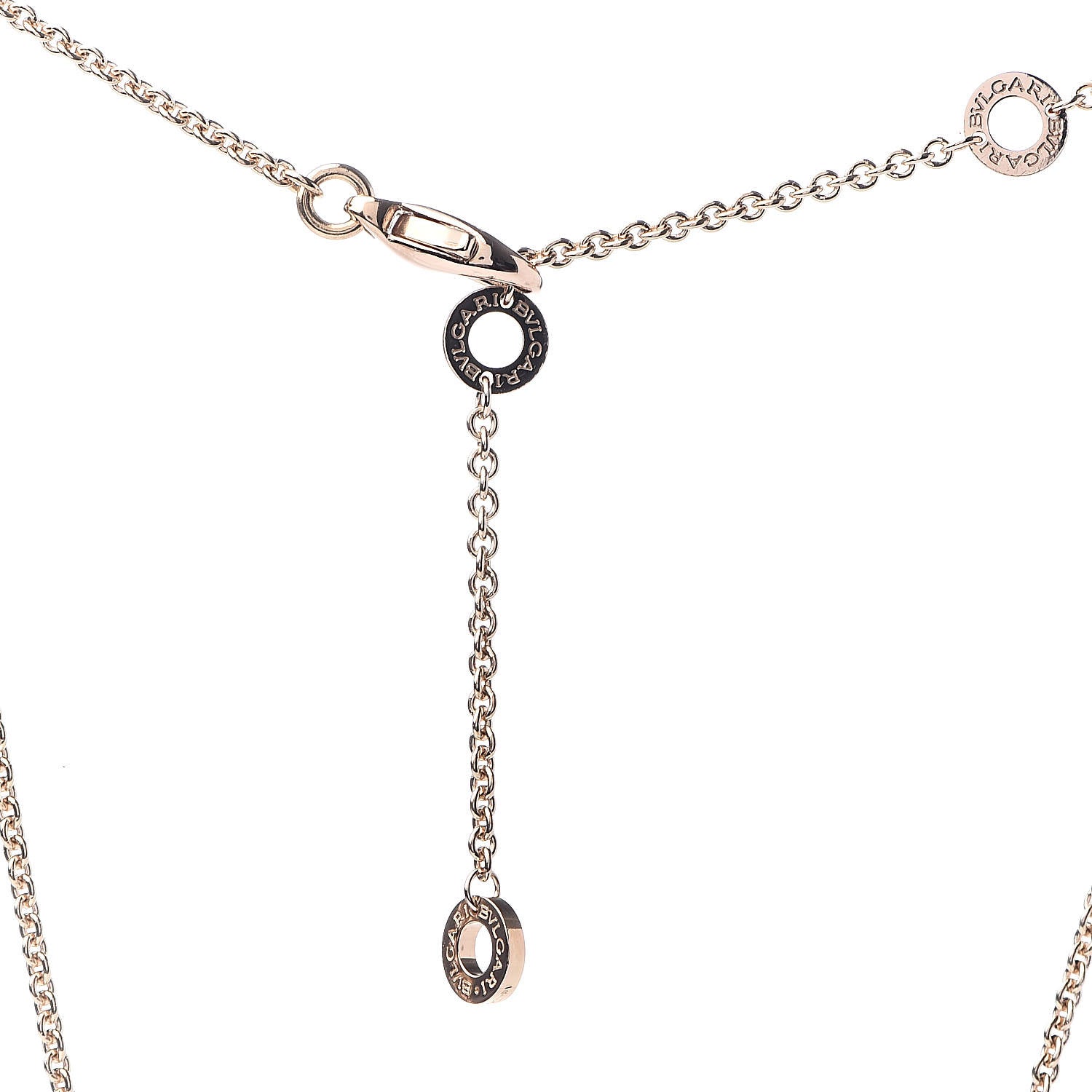 Bulgari 18K Rose White Yellow Gold B.Zero1 Pendant Necklace 5 of 7