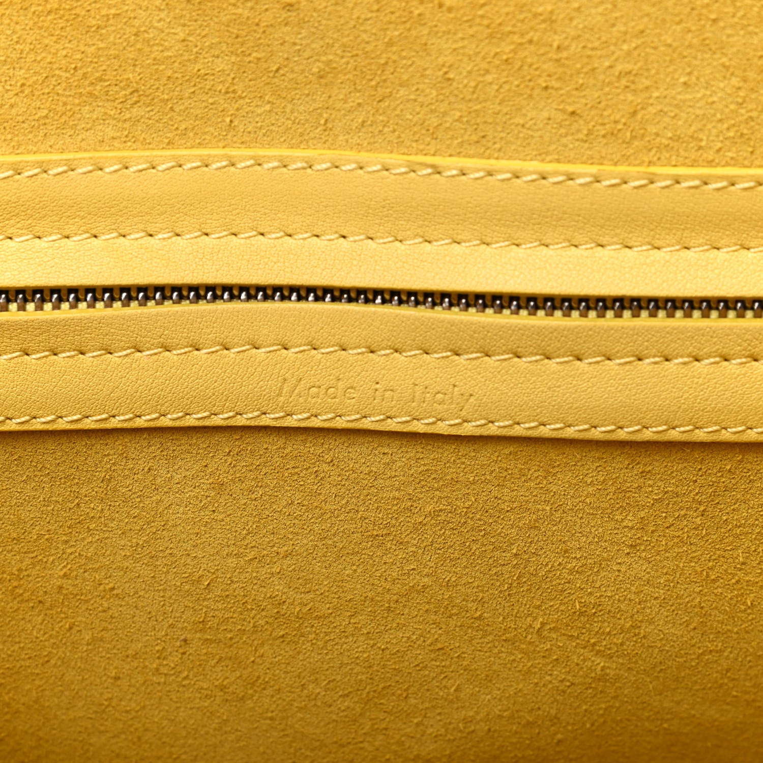 Celine Smooth Calfskin Medium Phantom Luggage Sun Yellow 9 of 9