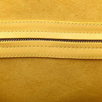 Celine Smooth Calfskin Medium Phantom Luggage Sun Yellow 9 of 9