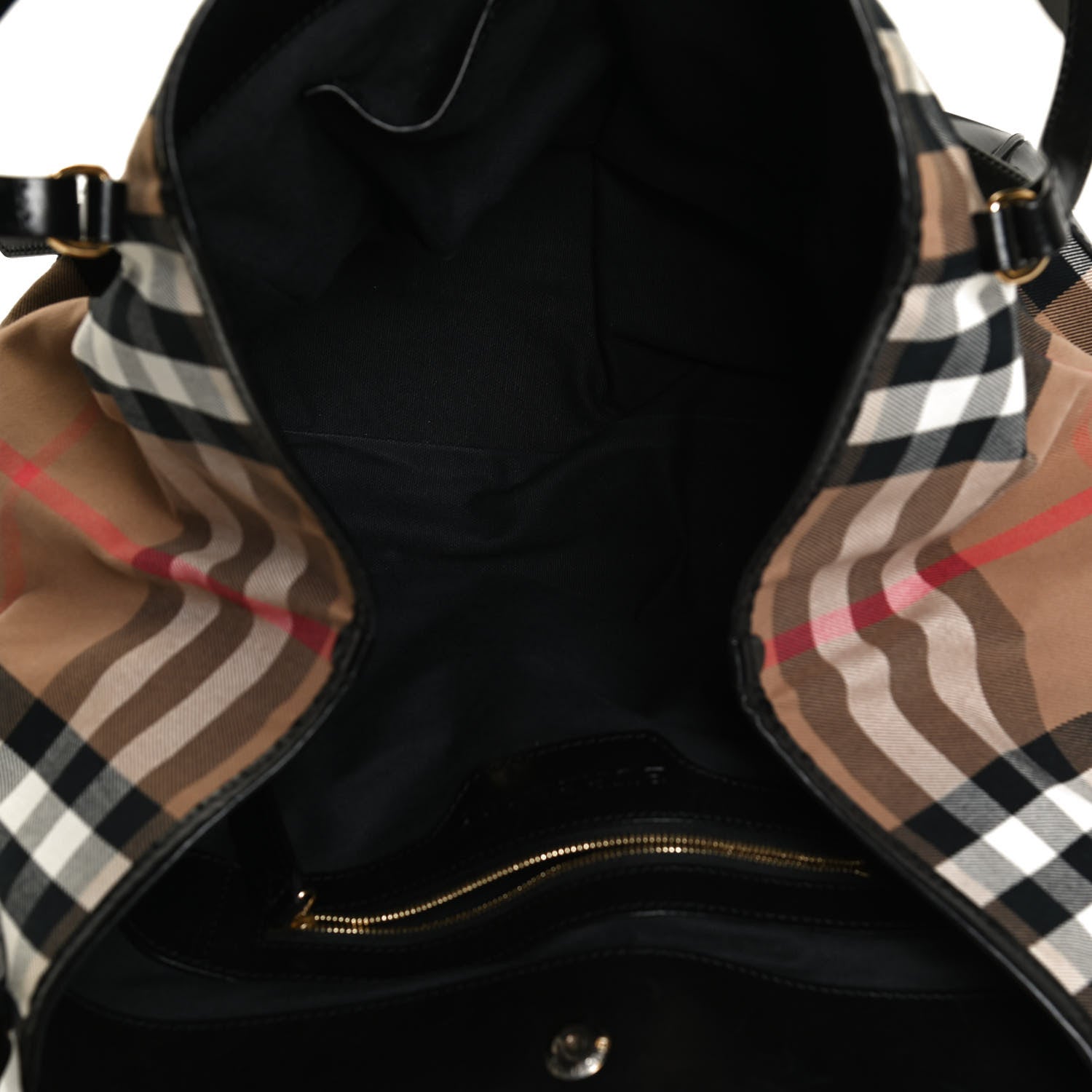 Burberry House Check Canterbury Tote Black 5 of 13