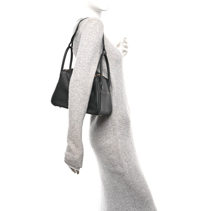 Hermes Taurillon Clemence Lindy 26 Black 2 of 11