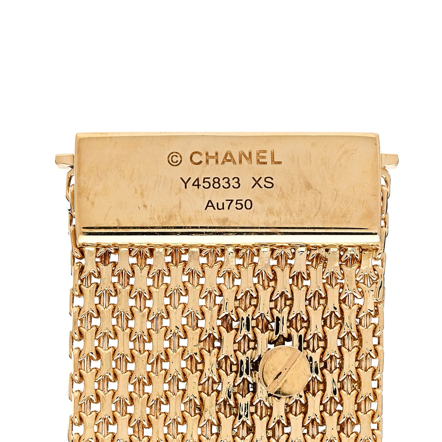 18K Yellow Gold Diamond Impression de Camelia Bracelet