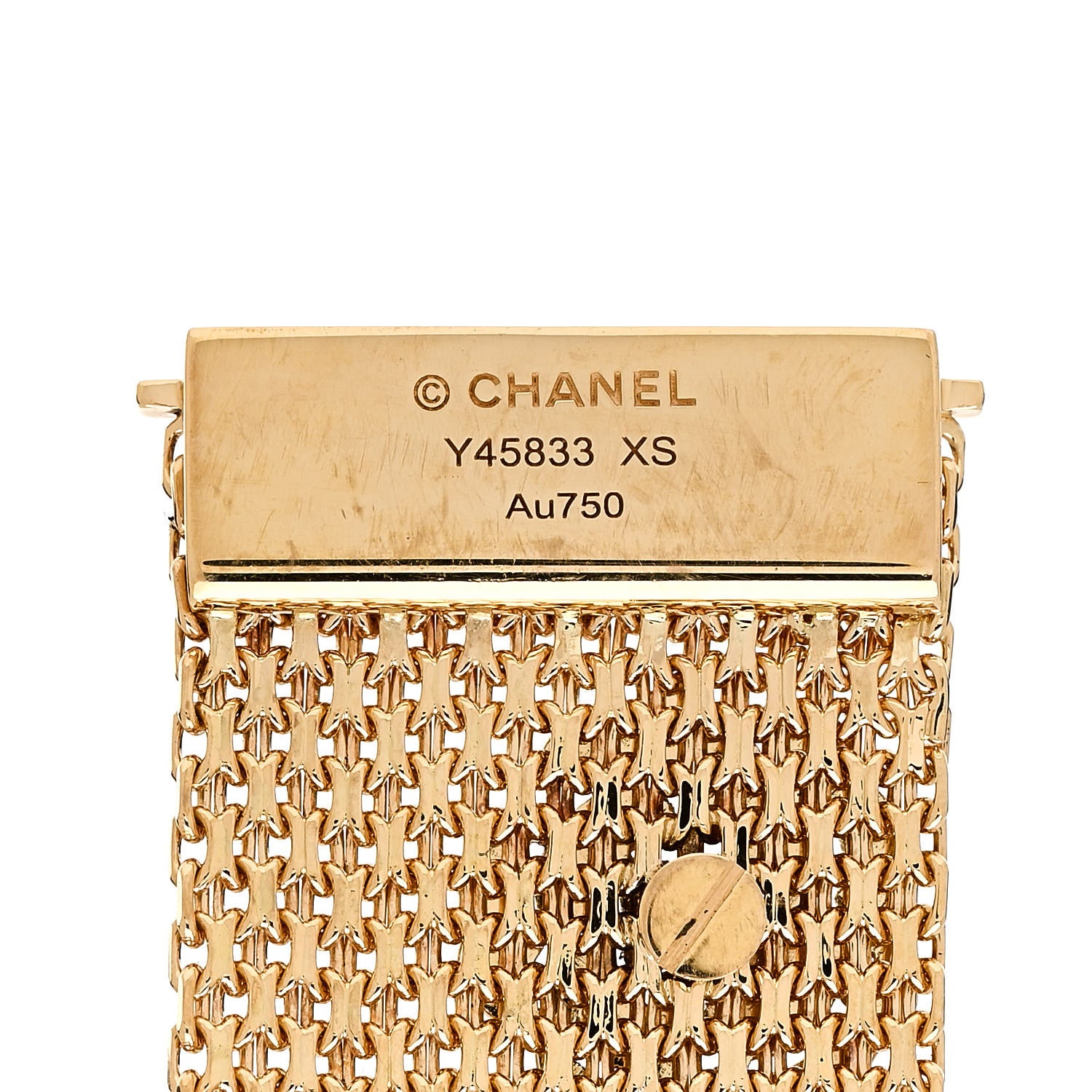 Chanel 18K Yellow Gold Diamond Impression de Camelia Bracelet 3 of 5
