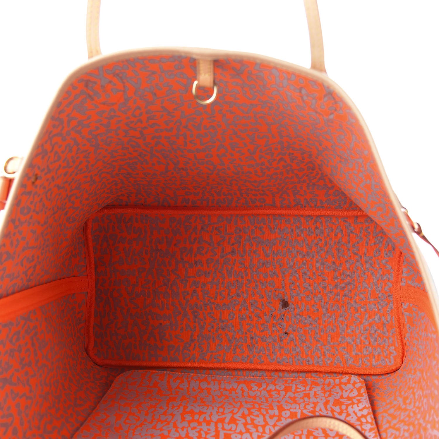 Louis Vuitton Monogram Graffiti Neverfull GM Orange 4 of 9