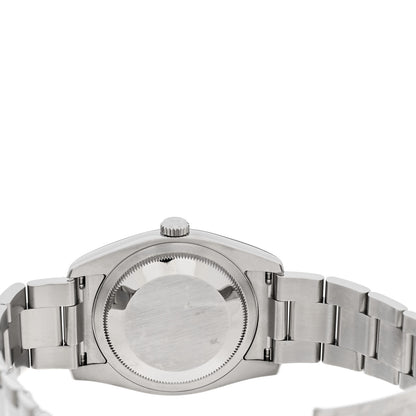 Rolex Stainless Steel 36mm Oyster Perpetual Datejust Watch Black Roman 116200 4 of 5
