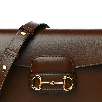 Gucci Azalea Calfskin Horsebit 1955 Shoulder Bag Brown Sugar 7 of 9