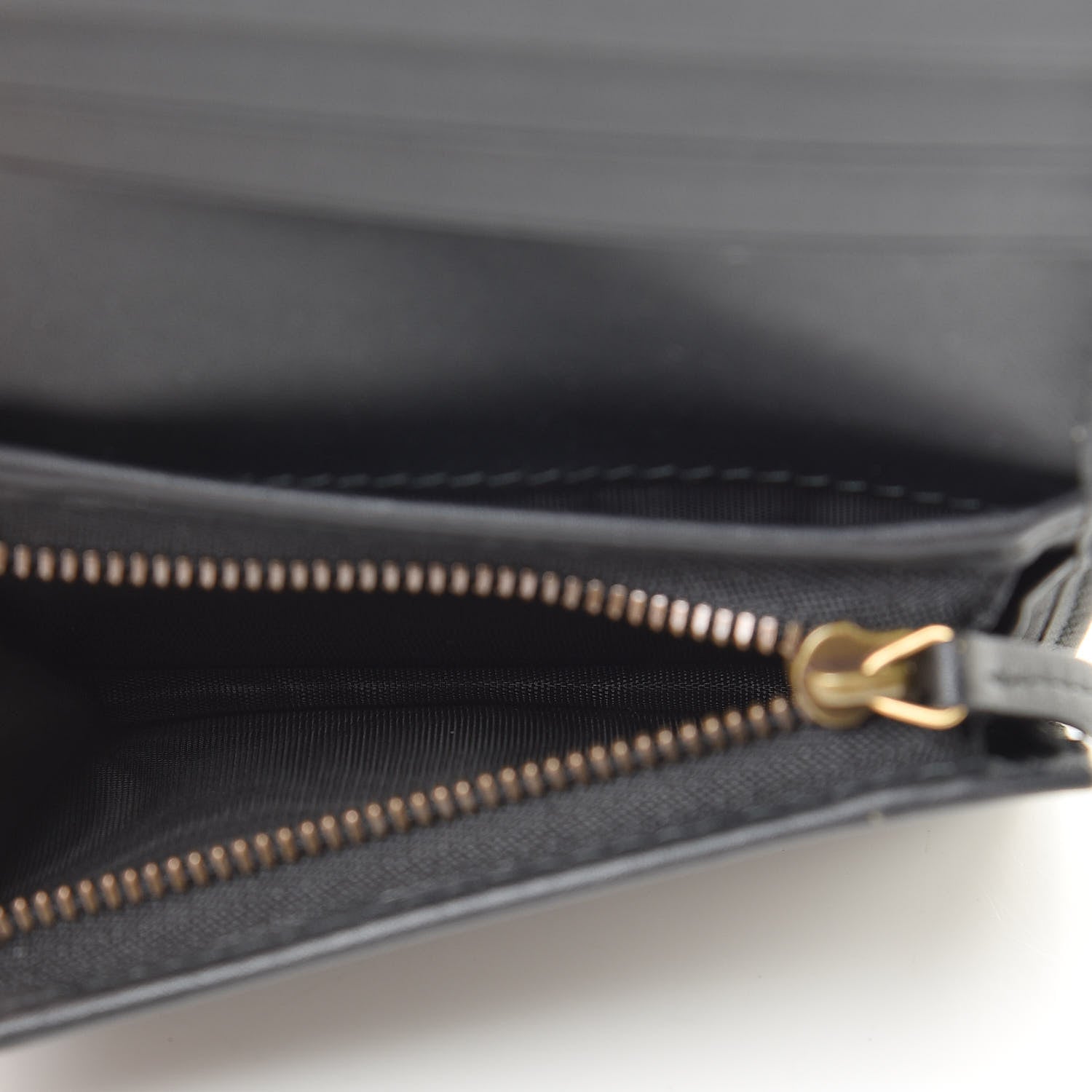 Gucci Calfskin Queen Margaret Card Case Wallet Black Mystic White 5 of 9