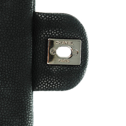 Chanel Iridescent Caviar Quilted Clutch With Chain Flap Black 6 of 7