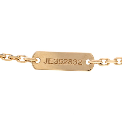 Van Cleef & Arpels 18K Yellow Gold Mother of Pearl Vintage Alhambra Pendant Necklace 5 of 5