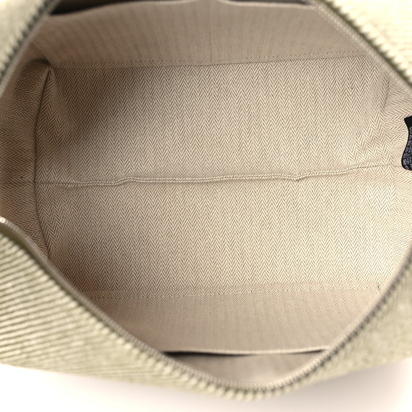 Wool Large Bride-A-Brac H Natte Pouch Vert Foret