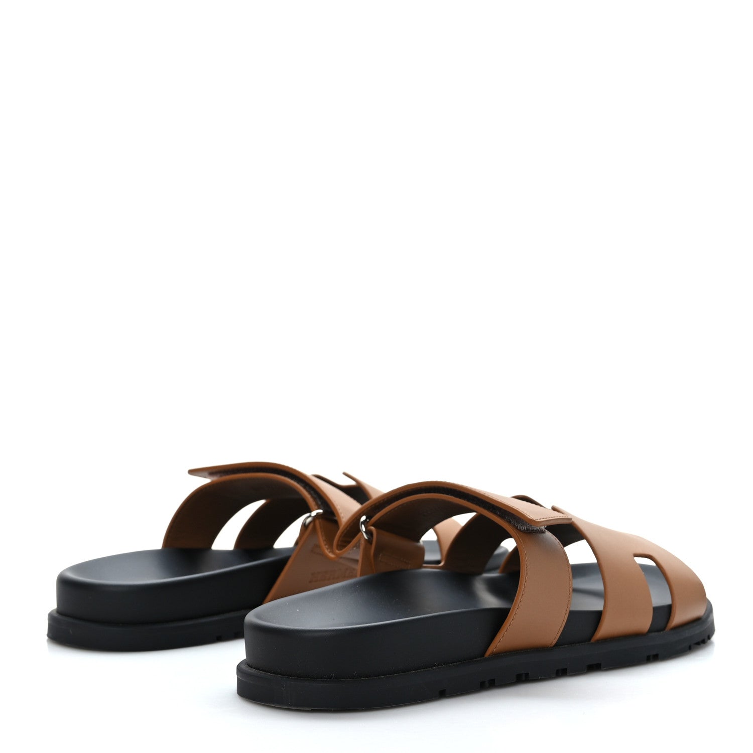 Hermes Calfskin Mens Chypre Sandals 41.5 Naturel 4 of 9