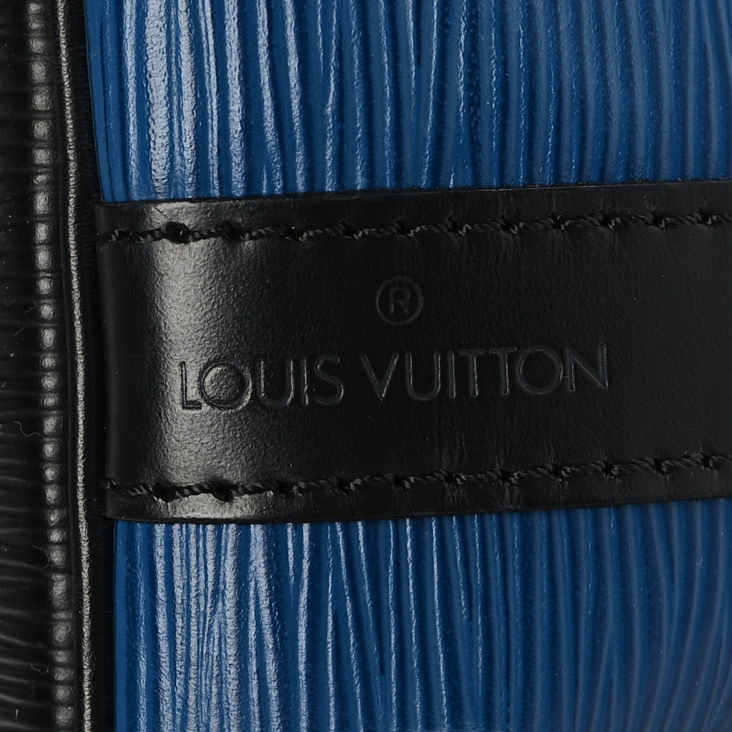 Louis Vuitton Epi Petit Bi-Color Noe Bleu Toledo Black 6 of 10