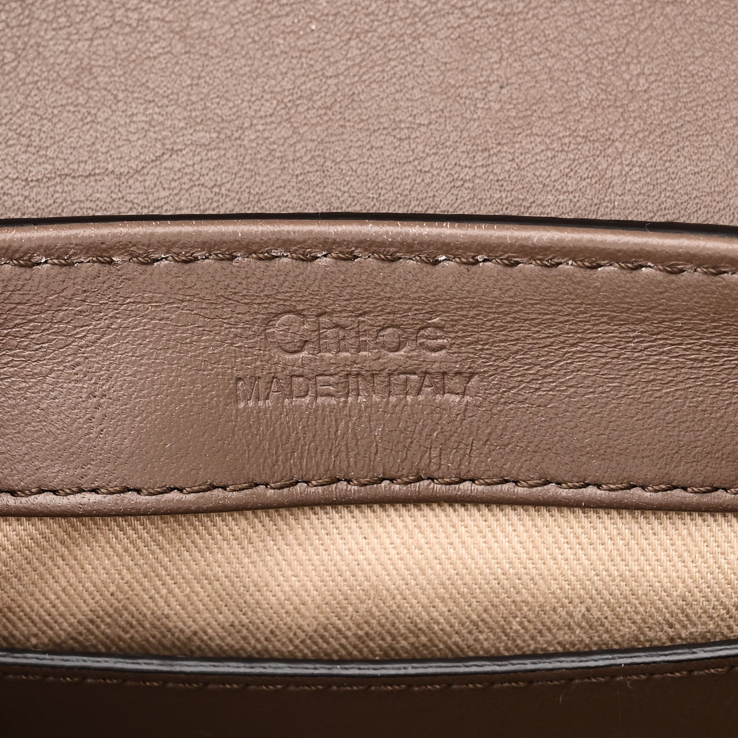 Chloe Calfskin Crocodile Embossed Mini C Bag 6 of 10