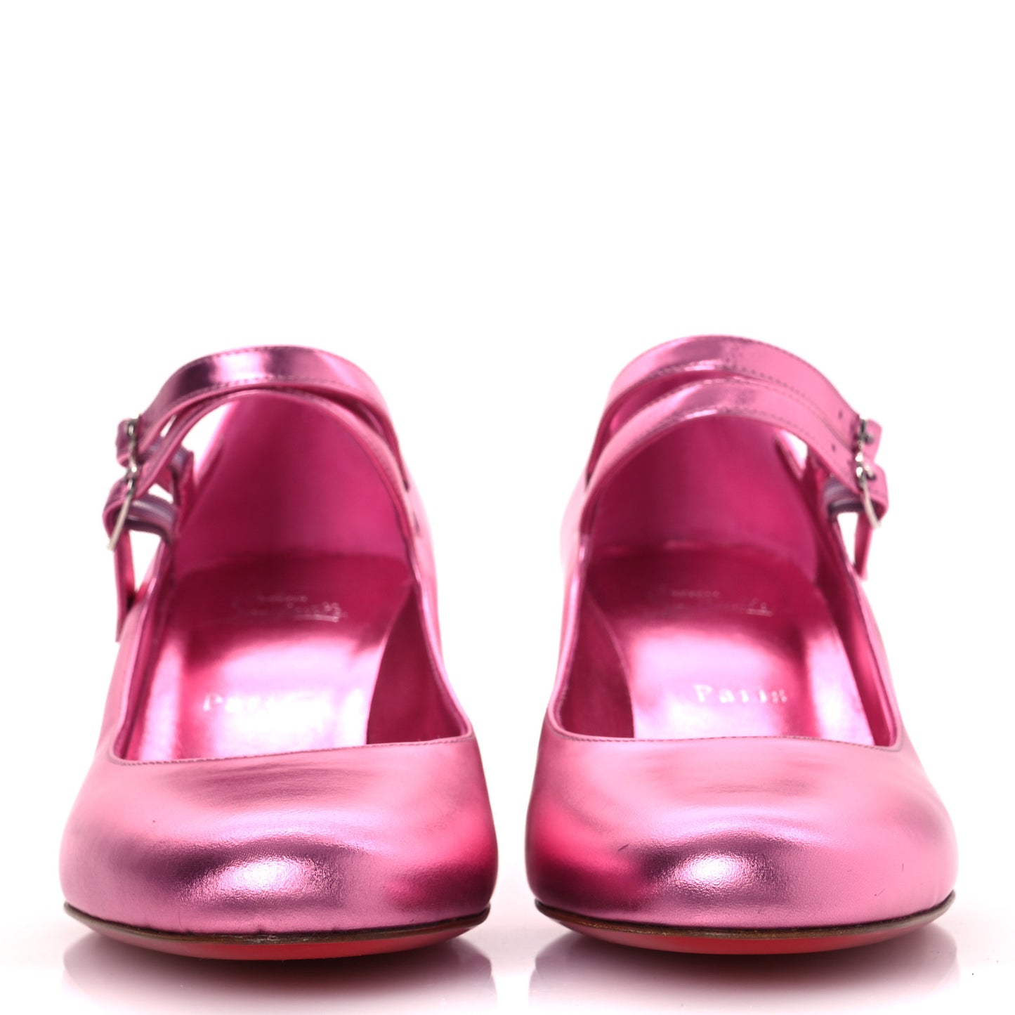 Metallic Calfskin Miss Jane Mary Janes 55 Pumps 39 Glam
