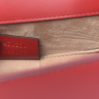 Gucci Calfskin Mini Sylvie Top Handle Bag Hibiscus Red 7 of 12