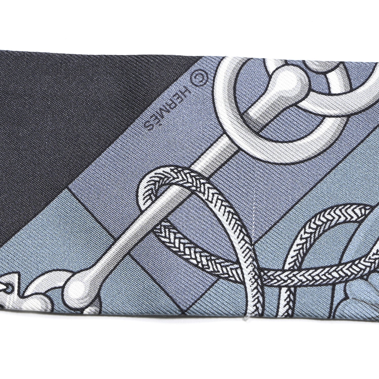 Hermes Silk Cliquetis Twilly 3 of 6
