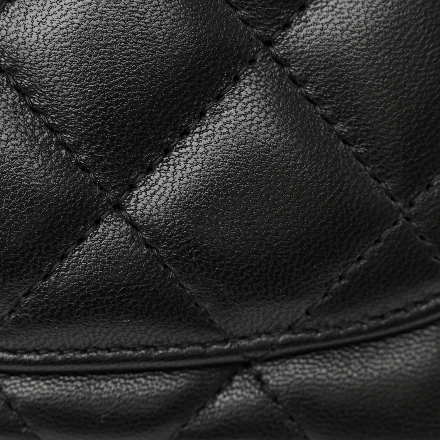 Chanel Lambskin Quilted Mini Rectangular Flap Black 12 of 14