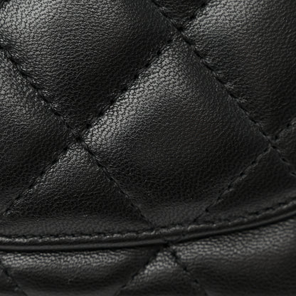 Chanel Lambskin Quilted Mini Rectangular Flap Black 12 of 14