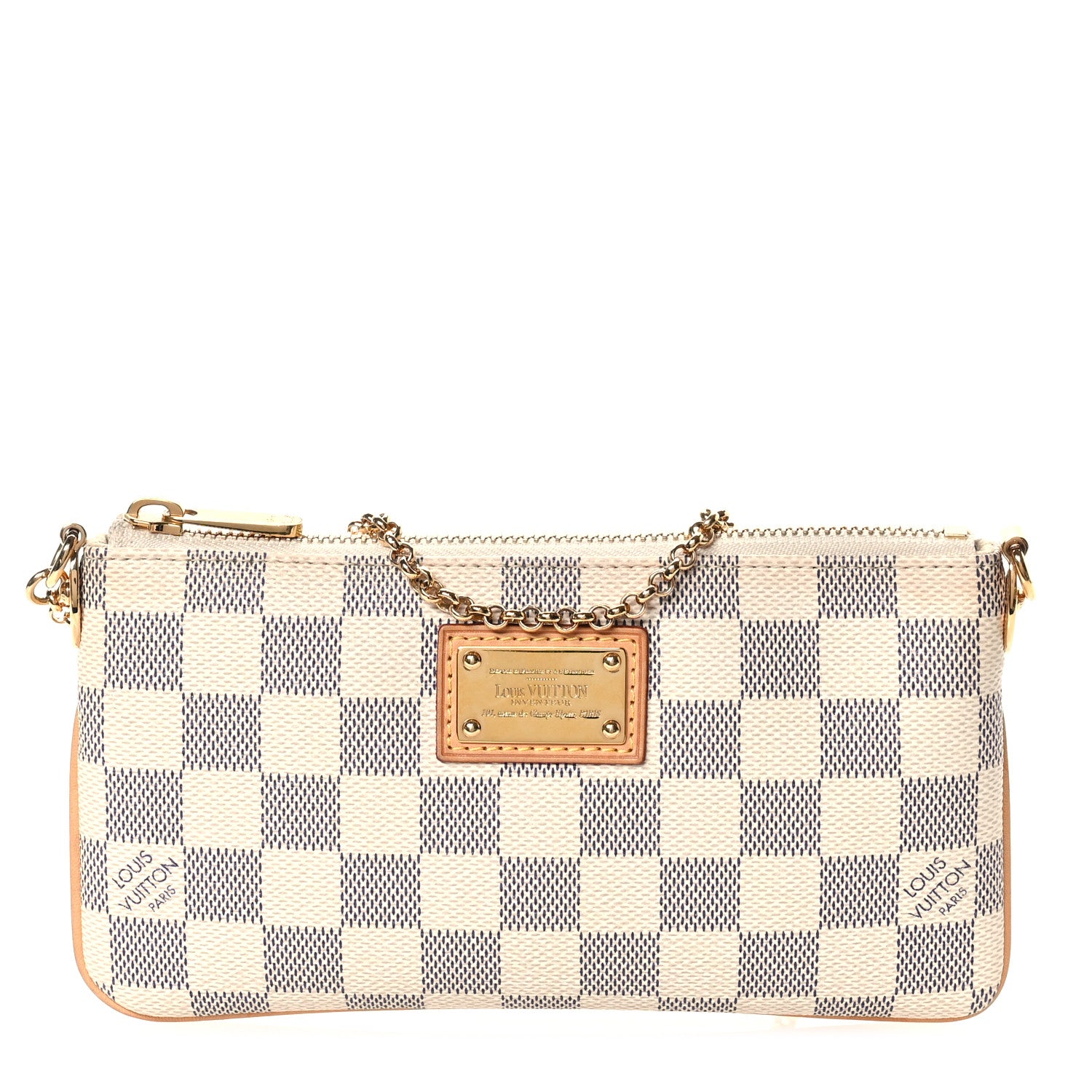 Louis Vuitton Damier Azur Pochette Milla MM 1 of 11