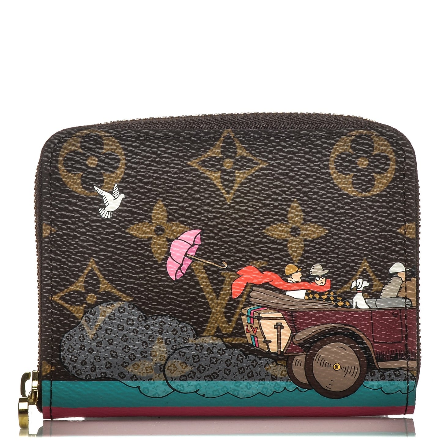 Monogram 2015 Christmas Animation Zippy Coin Purse