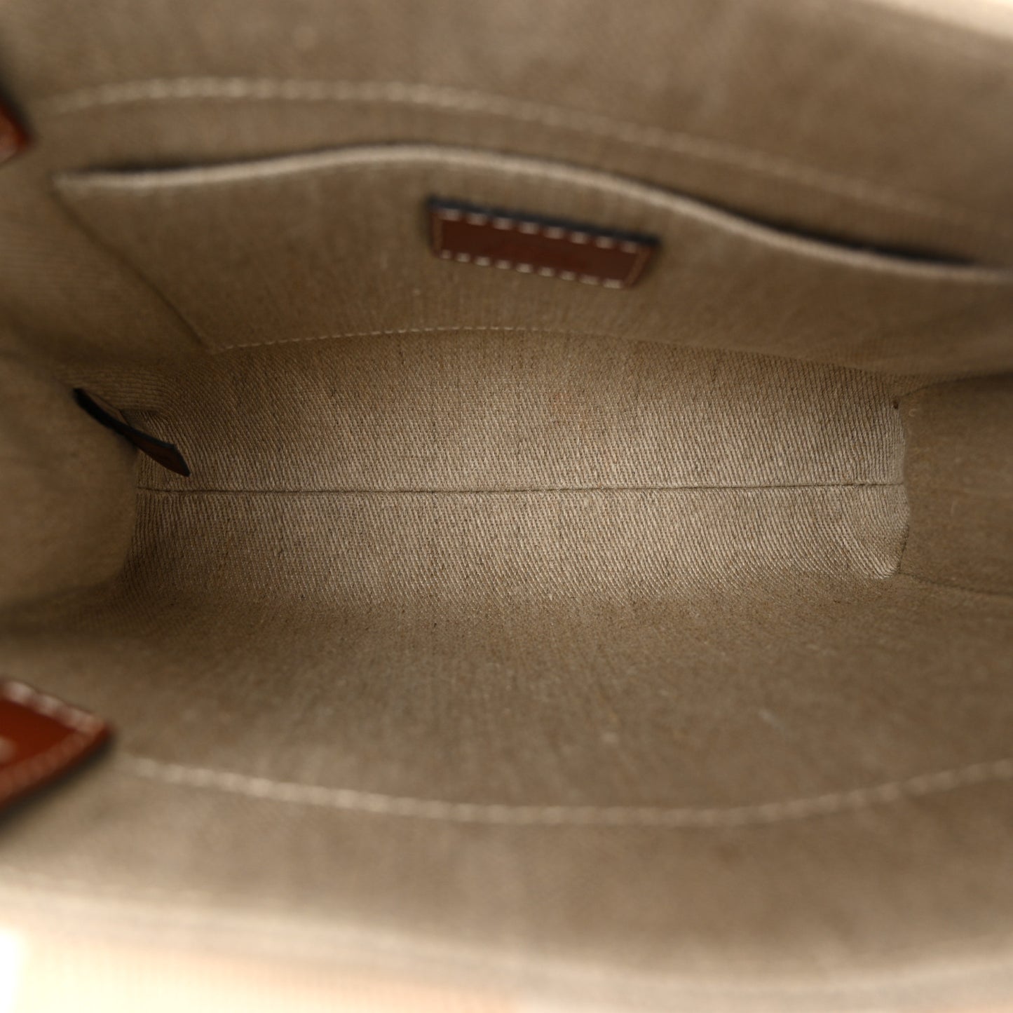 Cotton Calfskin Small Woody Ribbon Tote With Strap White Brown